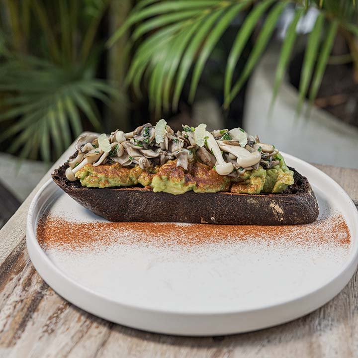 Avocado toast menu selection