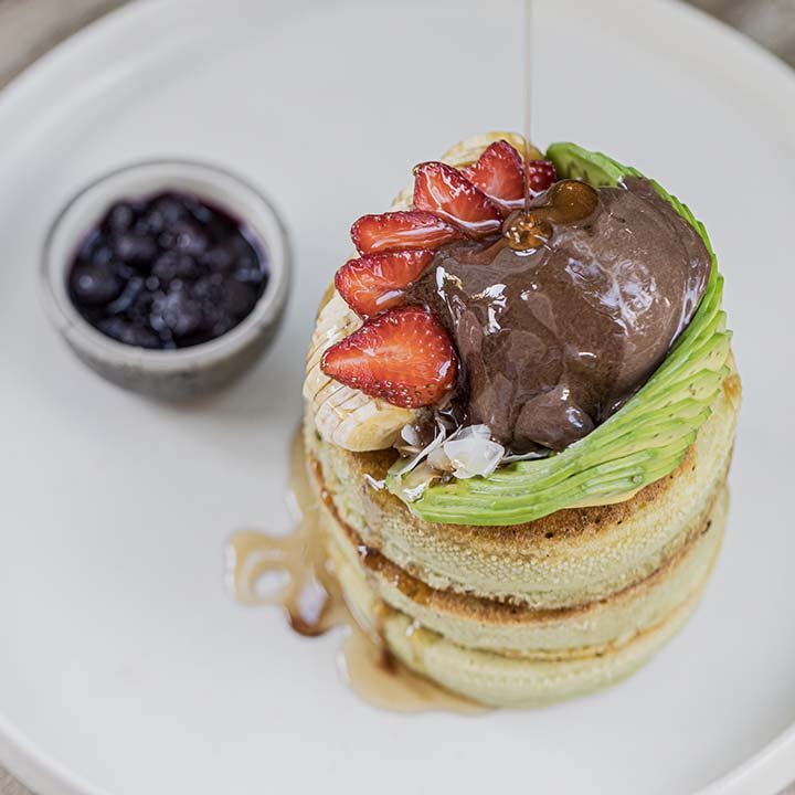 Avocado dessert menu selection