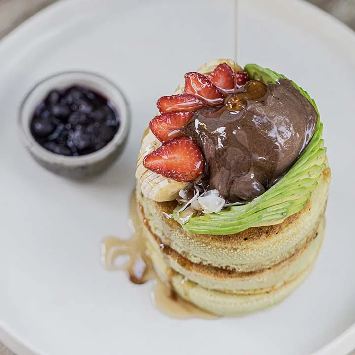 Avocado dessert menu selection