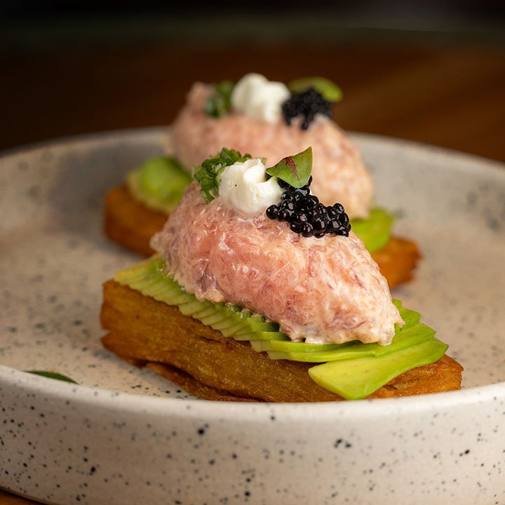 Dinner menu dish at The Avocado Factory