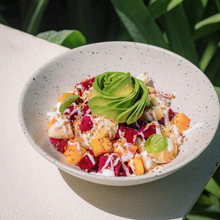 Avocado bowl menu item