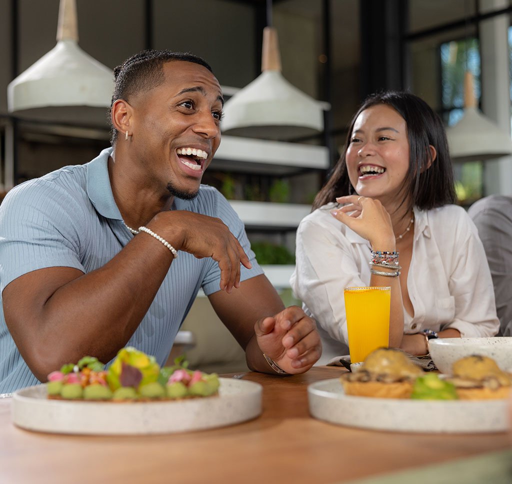 Community table at The Avocado Factory