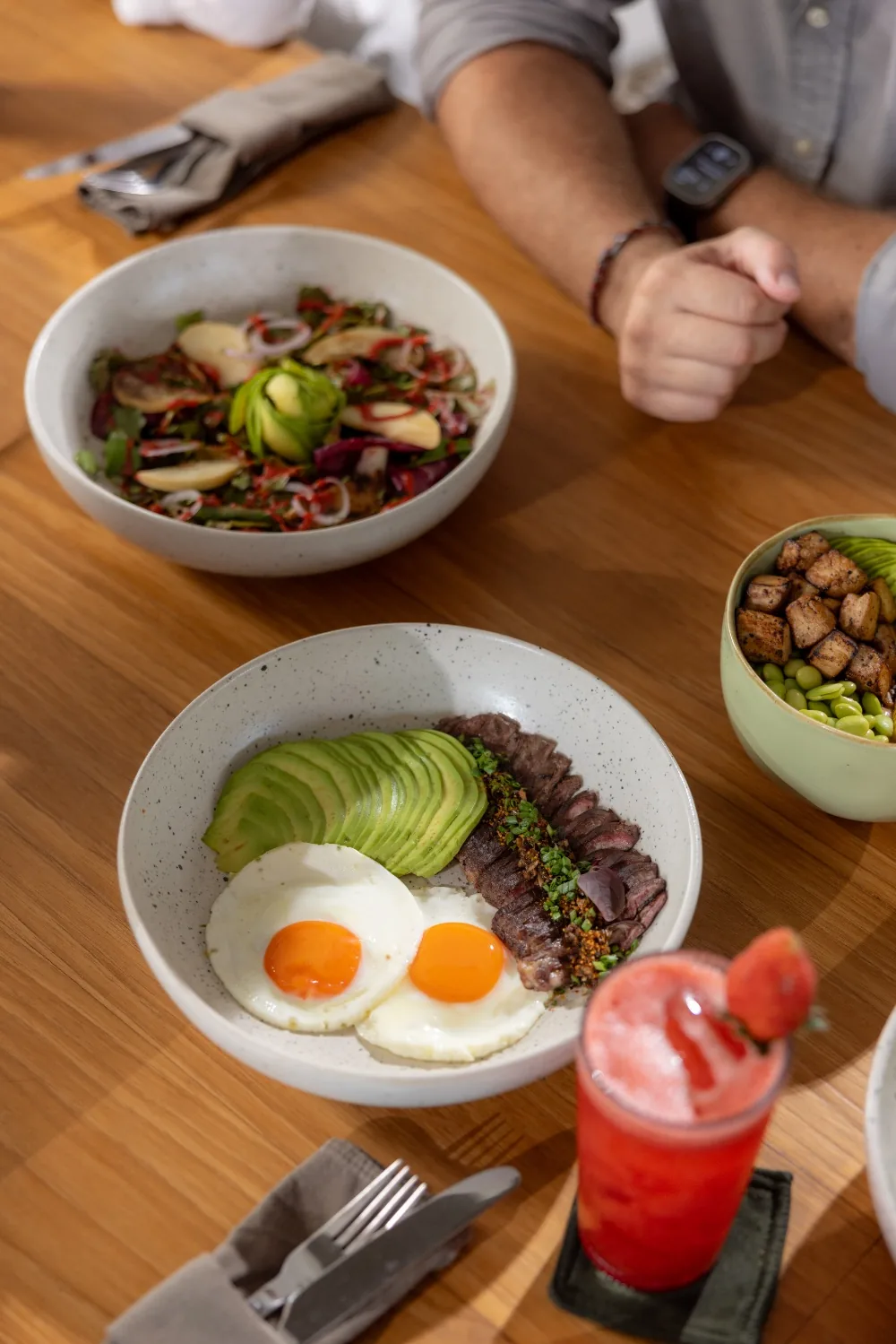 Avo Steak & Eggs